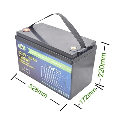 accumulatore di energia di potenza di 12.8V 100Ah per la batteria al litio-fe...
